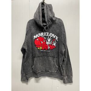 Lonely Hearts Club Hoodie Gray Size XL Oversized Streetwear Devil New With Tags